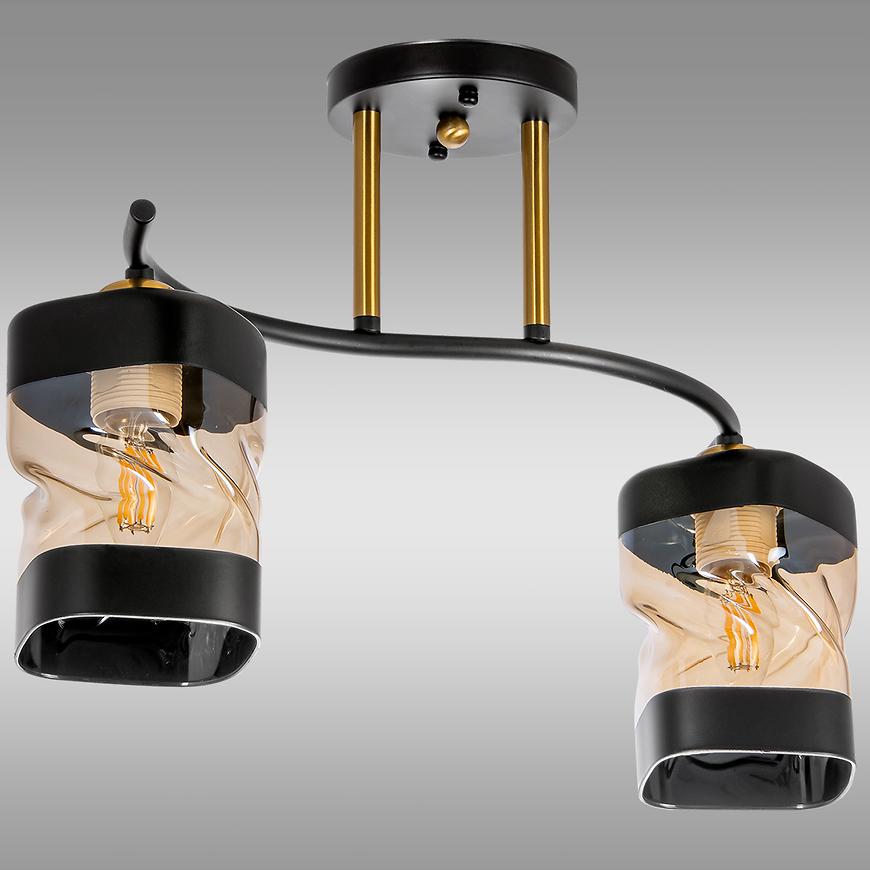 Lampa W-N 3630/2 BLACK/AMBER LW2