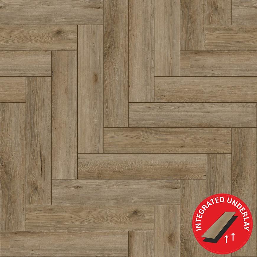 Panel winylowy SPC+IXPE Dąb Laos HB 4V 5,5mm 0,55mm