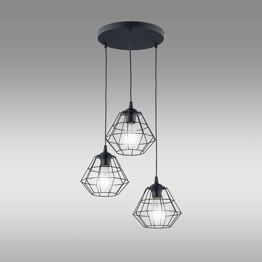 Lampa Diamond 6204 Black PL3