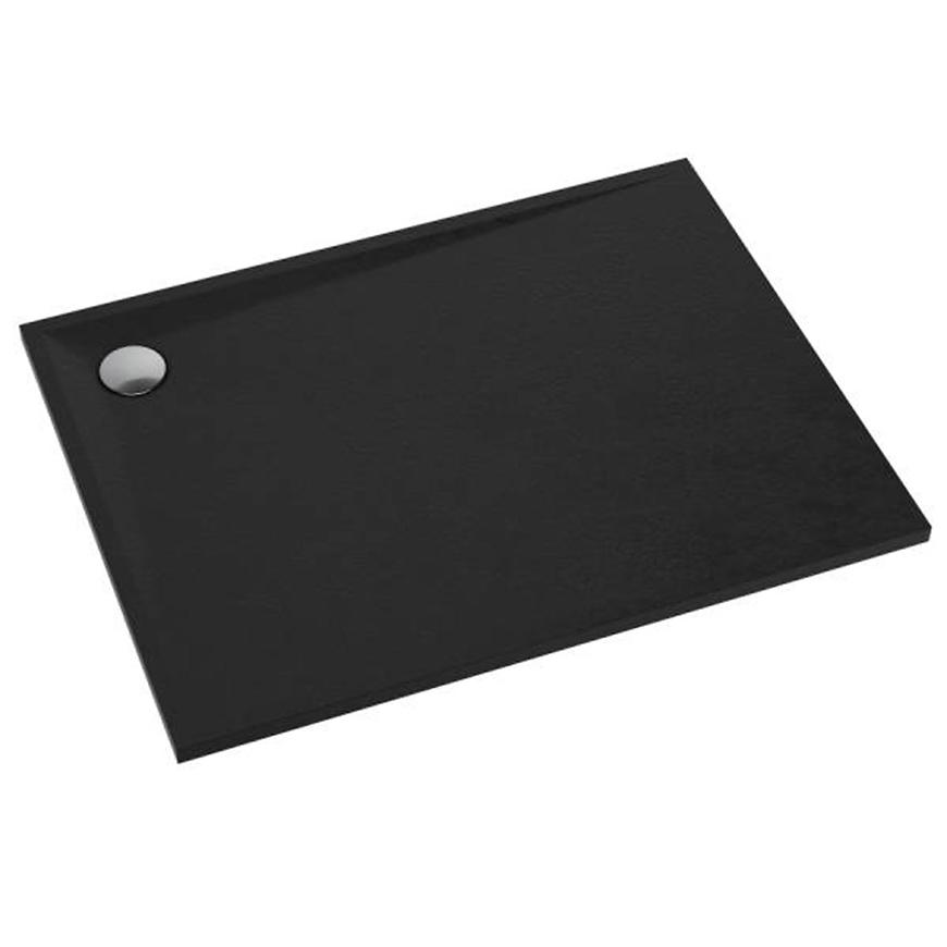 Brodzik prostokątny AQM12469CST 90X100X3 czarny