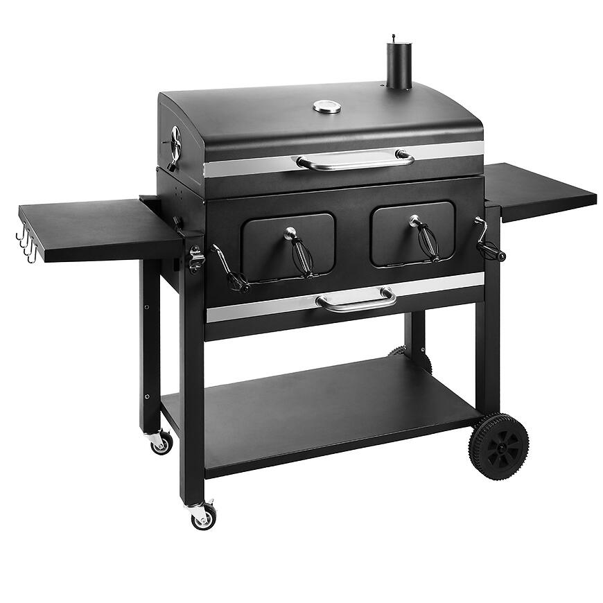 Grill węglowy JY-114 ruszt żeliwny