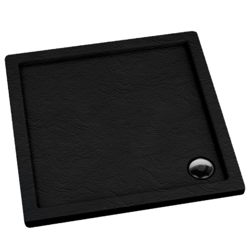 Brodzik kwadratowy Black Stone 90x90x5 Espera AQM261CST