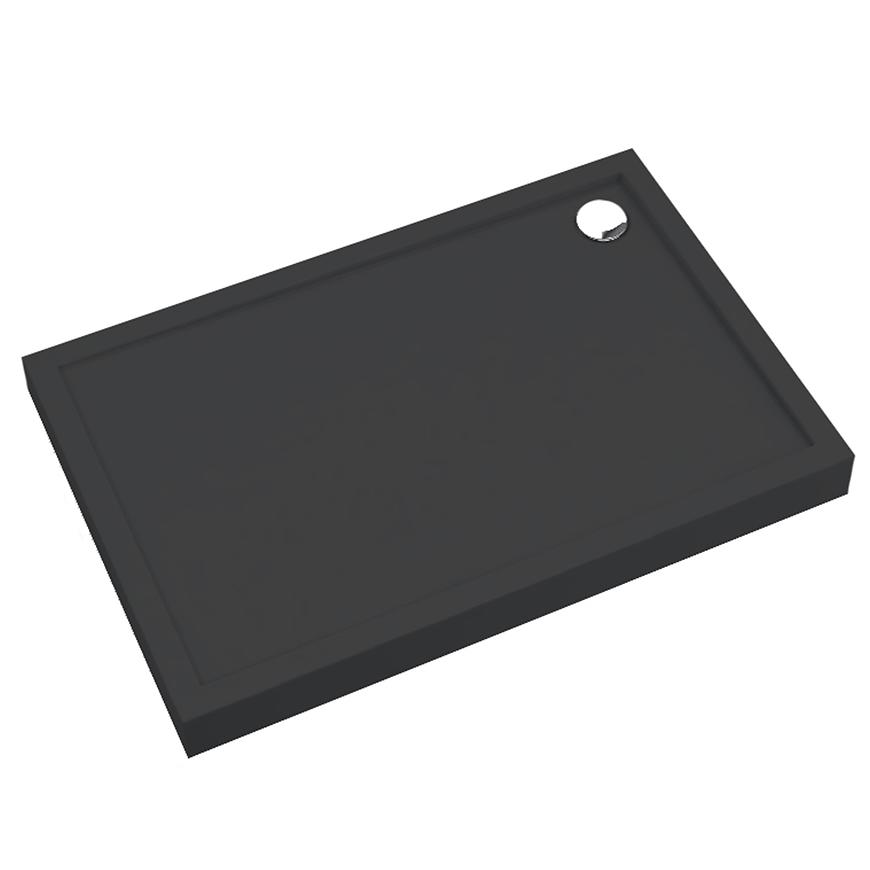 Brodzik prostokątny Black Mat 80x120x12 Espera Plus AQM4638CMG