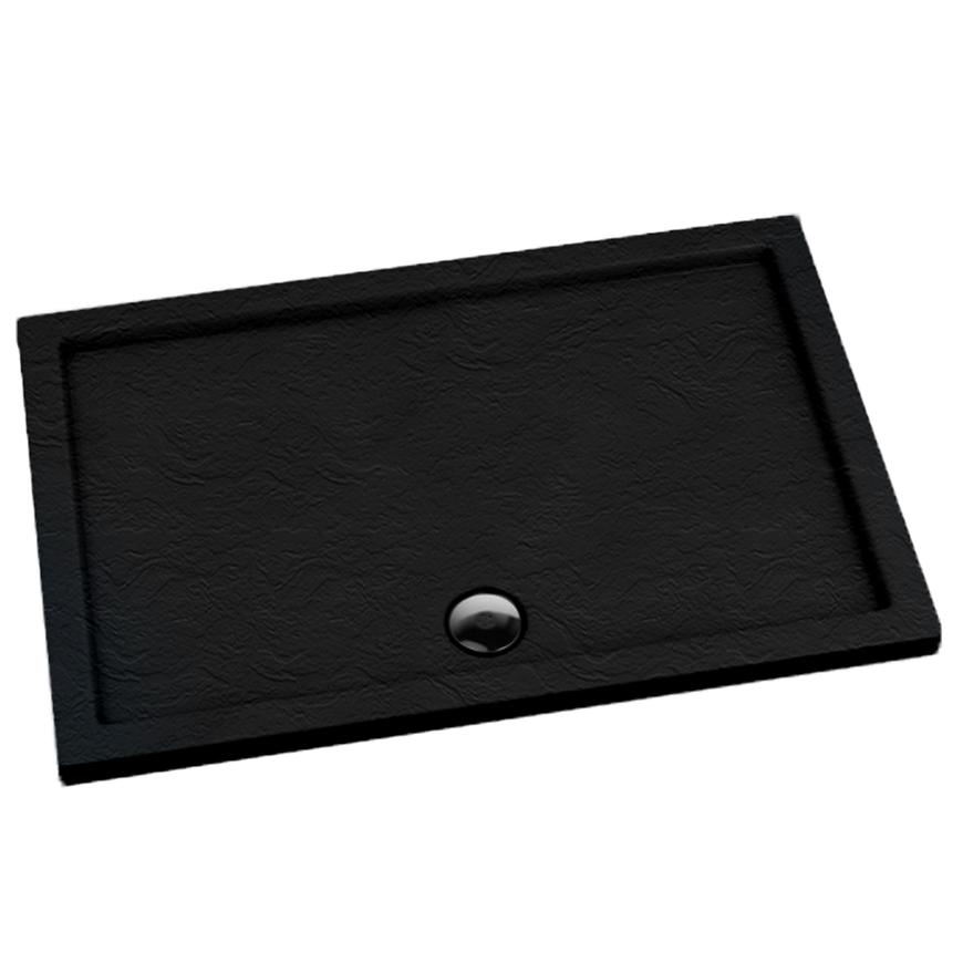 Brodzik prostokątny Black Stone 90x100x5 Espera AQM268CST