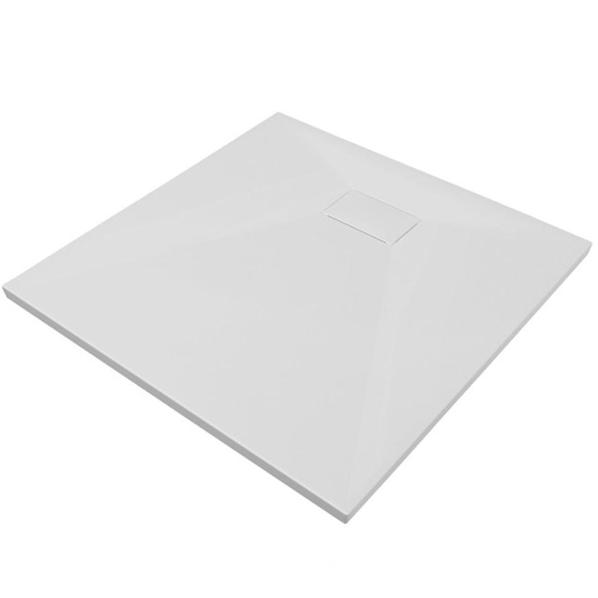 Brodzik kwadratowy Vexo 80x80 biały