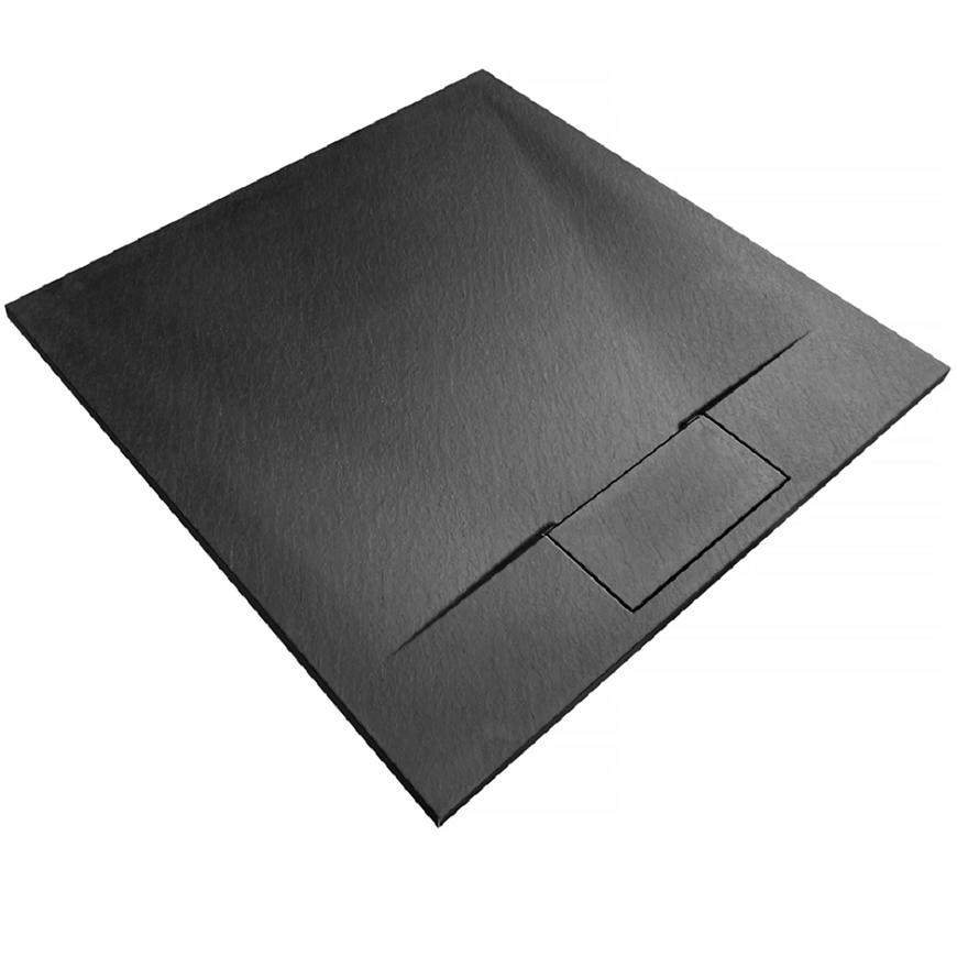 Brodzik prostokątny Bazalt black 90x120