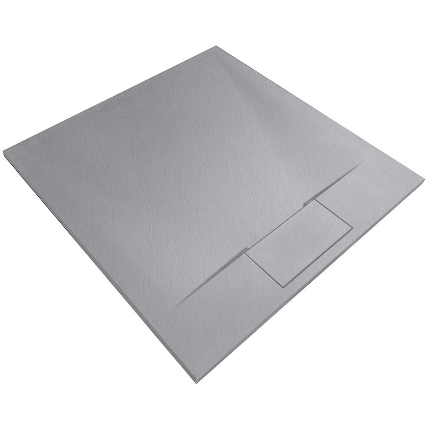 Brodzik kwadratowy Bazalt Grey 90x90x2,5 Rea K4105
