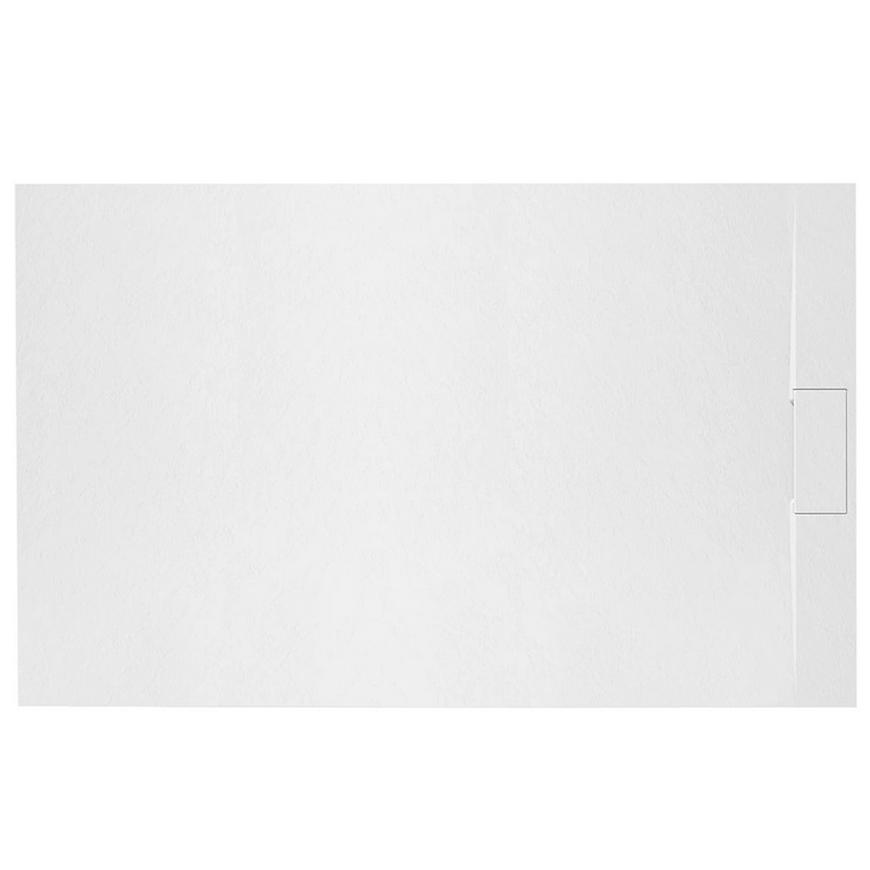 Brodzik prostokątny Bazalt white 90x120