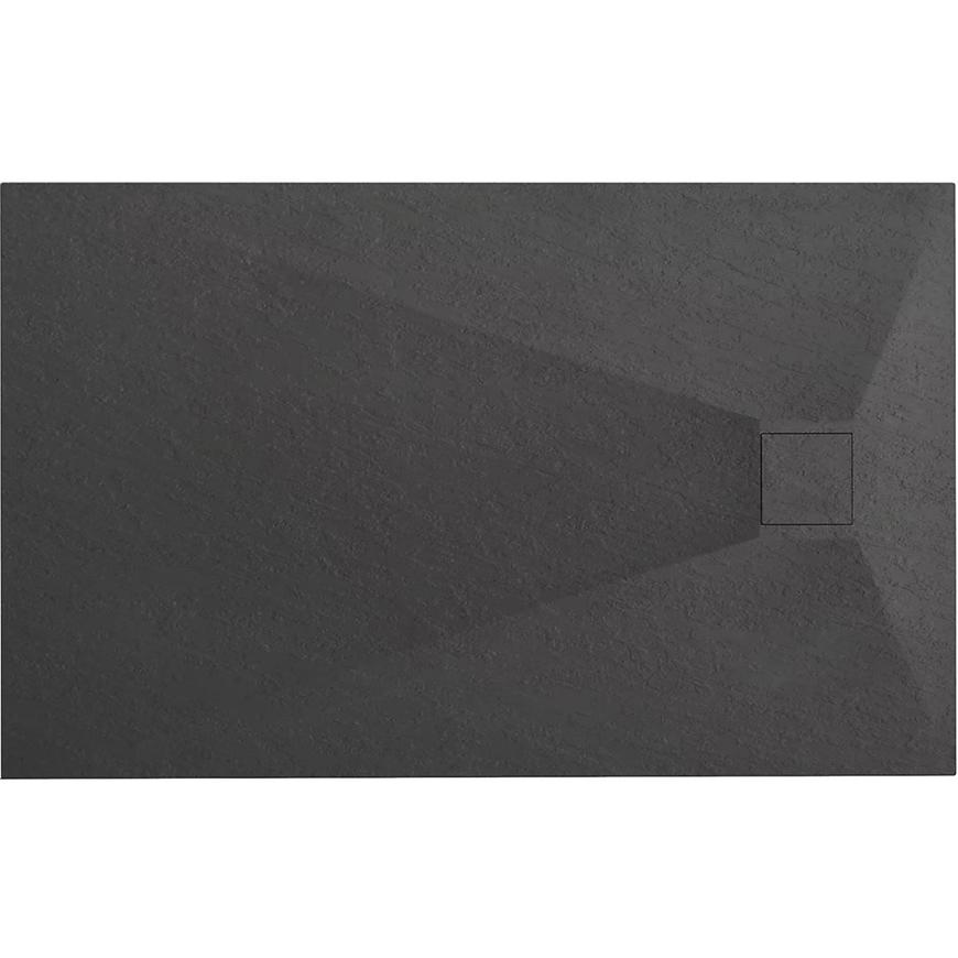 Brodzik prostokątny Magnum black 80x120