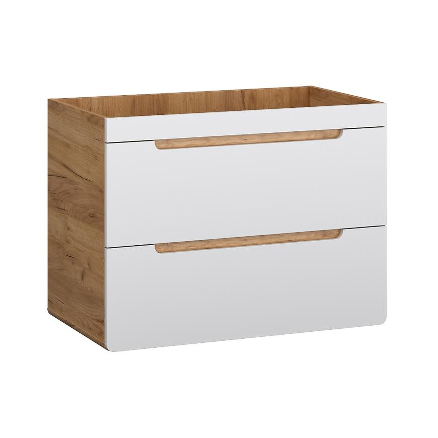 Szafka Bronx 80 dąb craft-biały