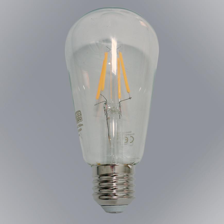 ŻARÓWKA FL ST64 4W/480LM E27 230V 2700K CLEAR
