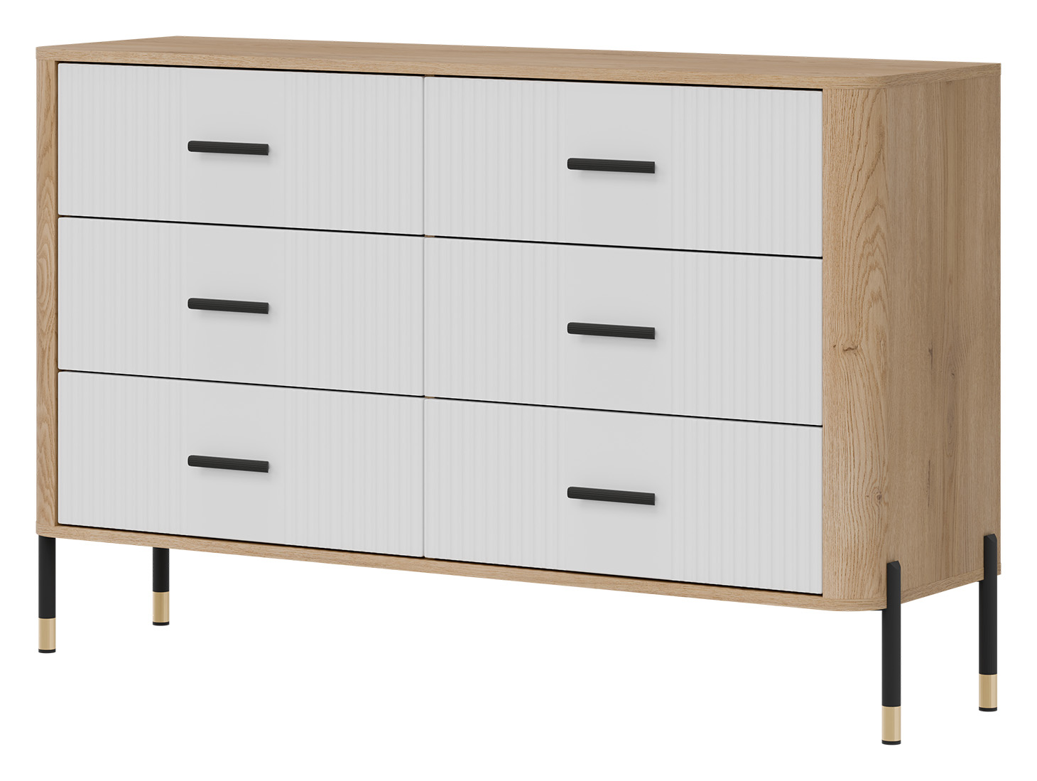 Komoda z szufladami Dante DT04 biały