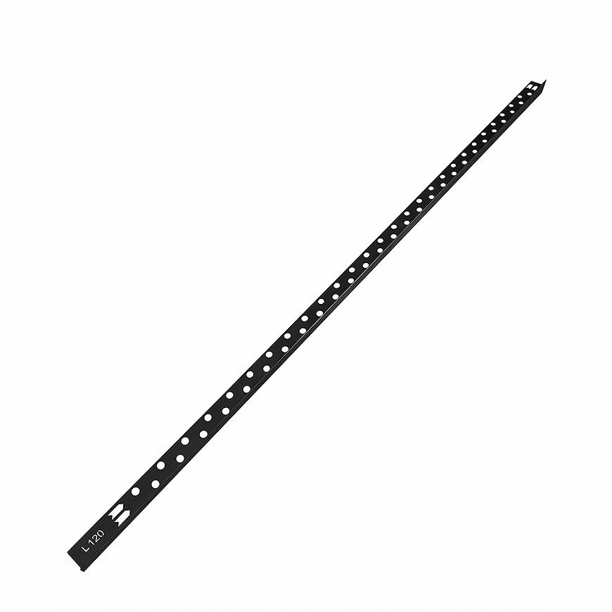 Listwa spadkowa Vogi czarna lewa 120 L120 black