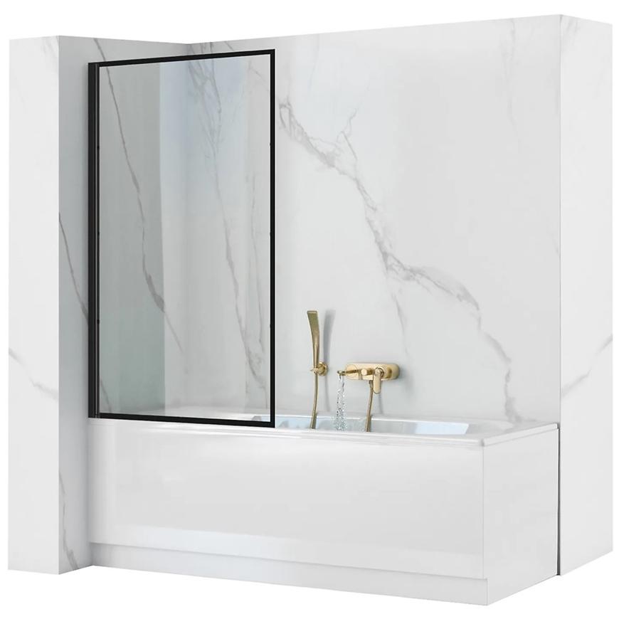 Parawan wannowy Lagos fix stały 80x140 black