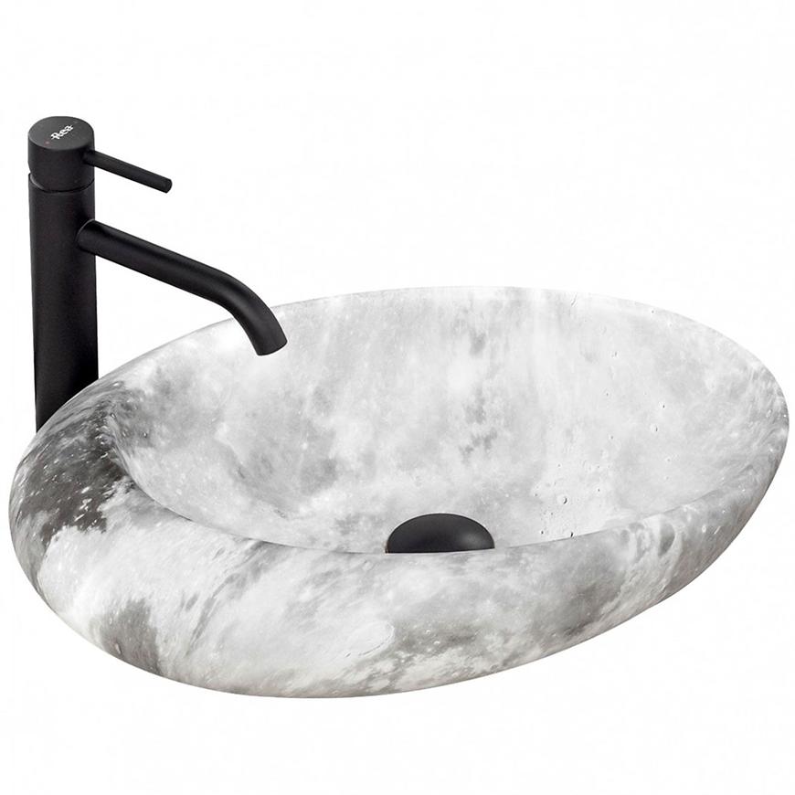 Umywalka nablatowa Roxy Stone L. Grey