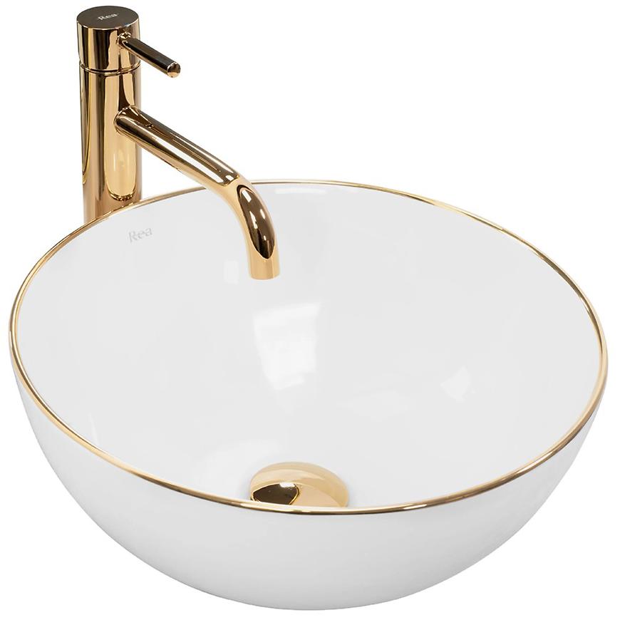 Umywalka nablatowa Stella Gold Edge