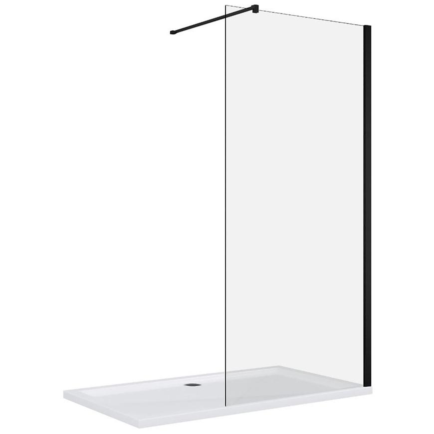 Ścianka Walk-In Fiord 90x195 black