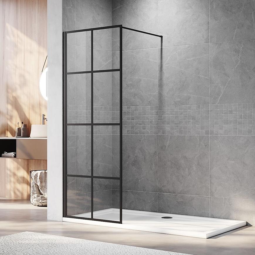 Ścianka Walk-In Metro 70x195 black