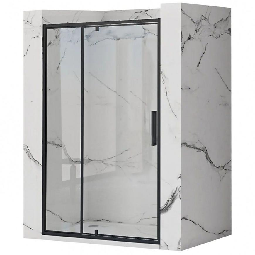 Drzwi prysznicowe Rapid Swing 120x195 black Rea K6413
