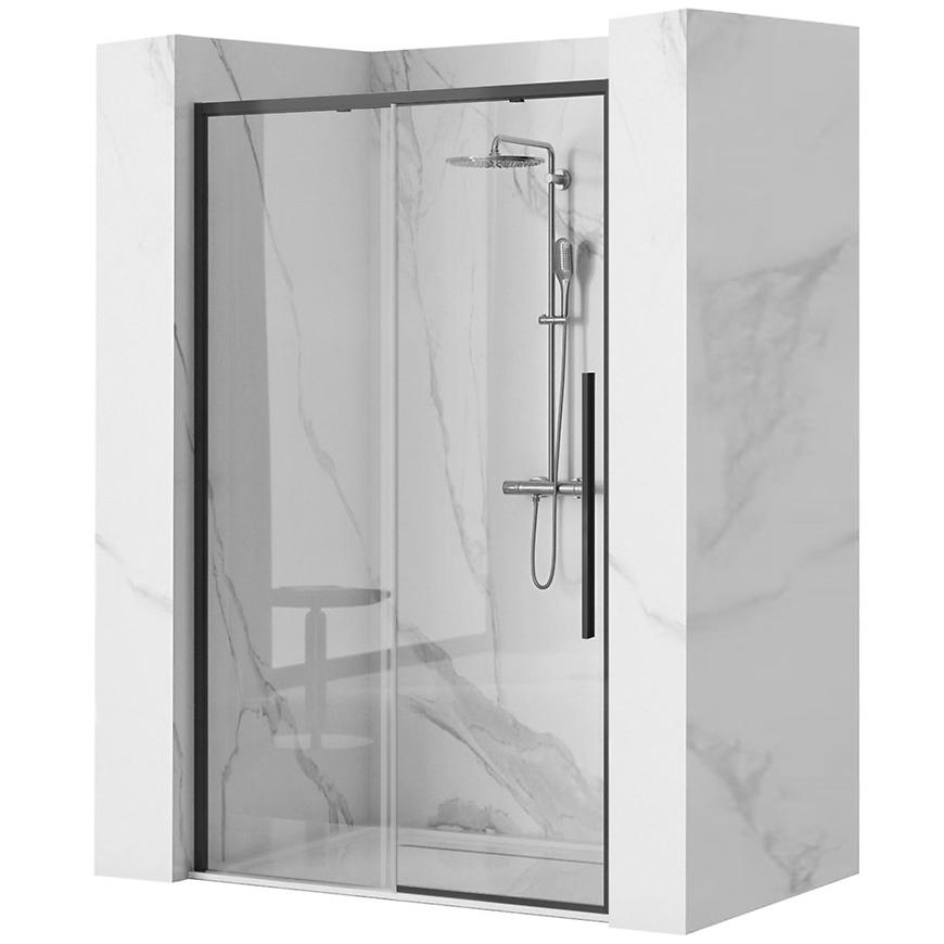 Drzwi prysznicowe Solar 90x195 black Rea K6319