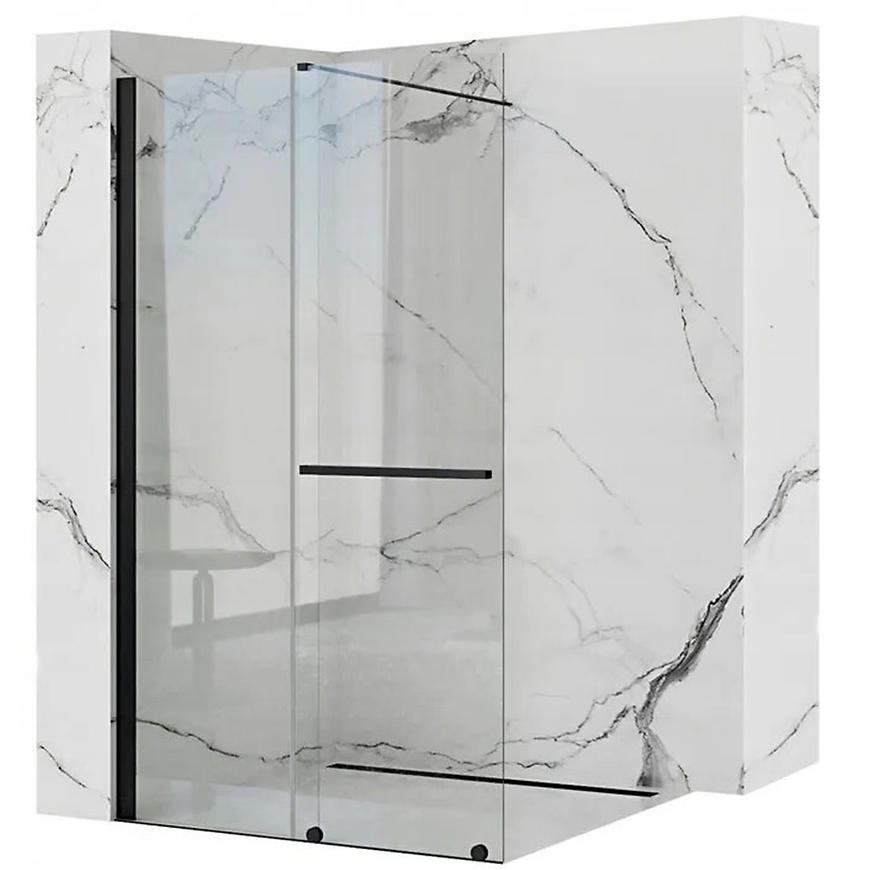 Ścianka Walk-in Cortis Rea K8880 120x200 black