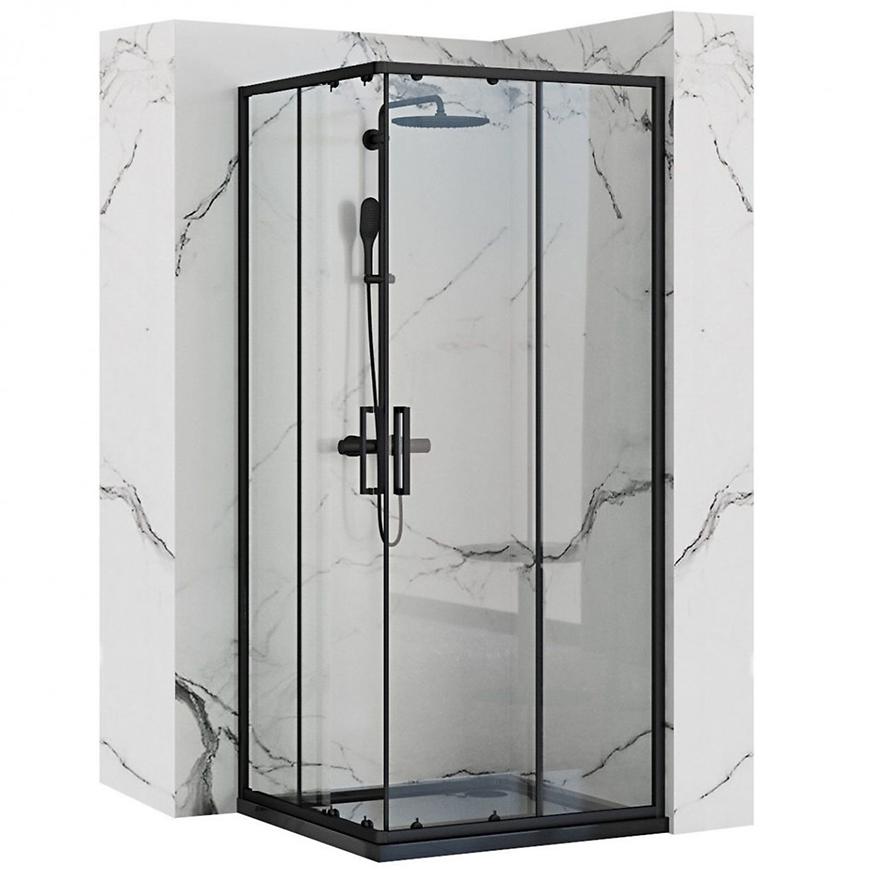 Kabina prysznicowa Punto Rea K4806 100x80x190 black