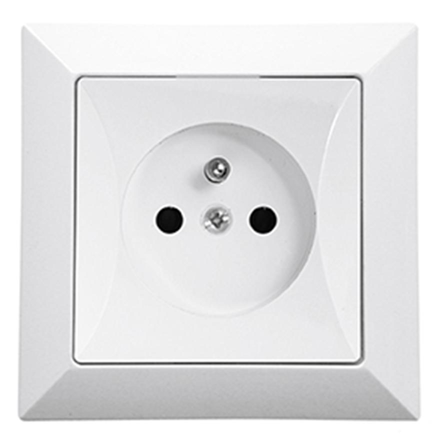 Gniazdo pojedyncze POLA white 33029