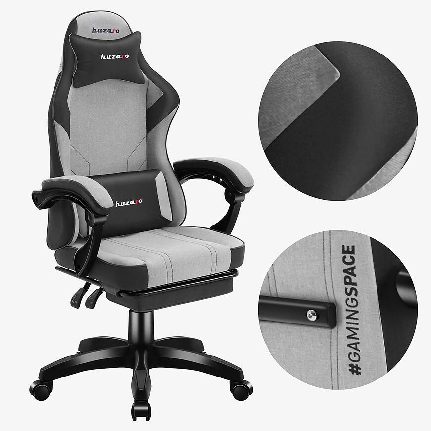 Fotel Gamingowy Huzaro Force 3.7 Grey