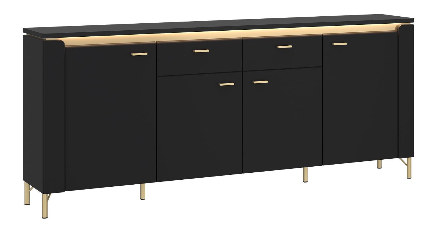 Komoda czterodrzwiowa z szufladami Norica 4D2S LAZK03
