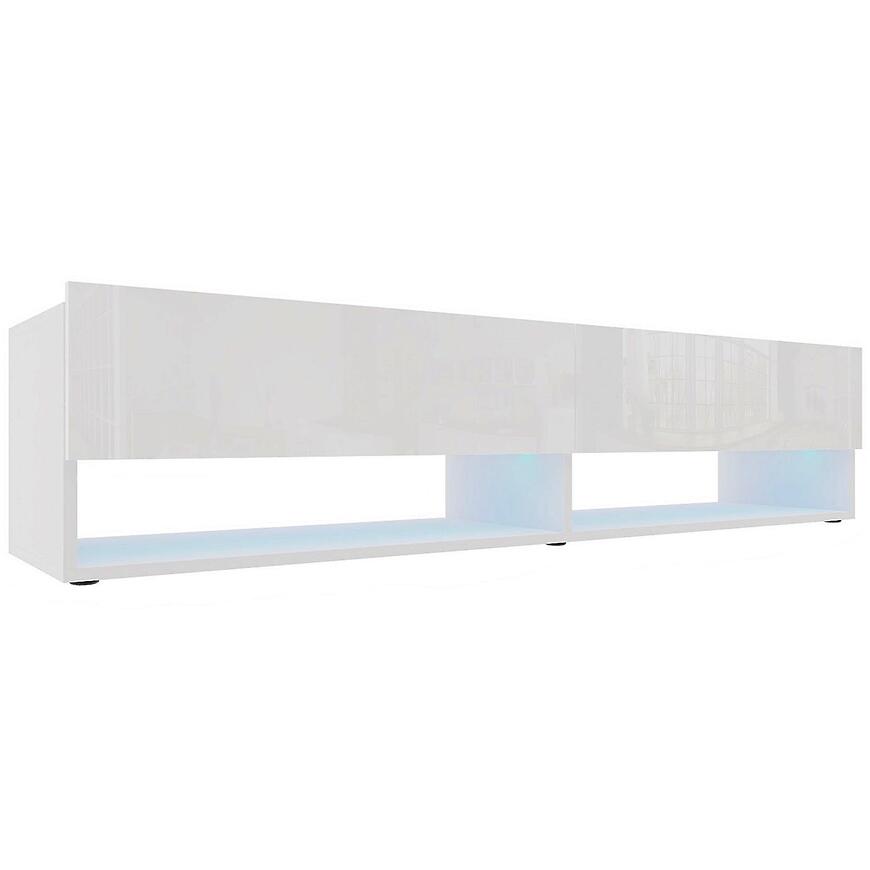 Szafka RTV Izumi 175 WH biały mat/połysk