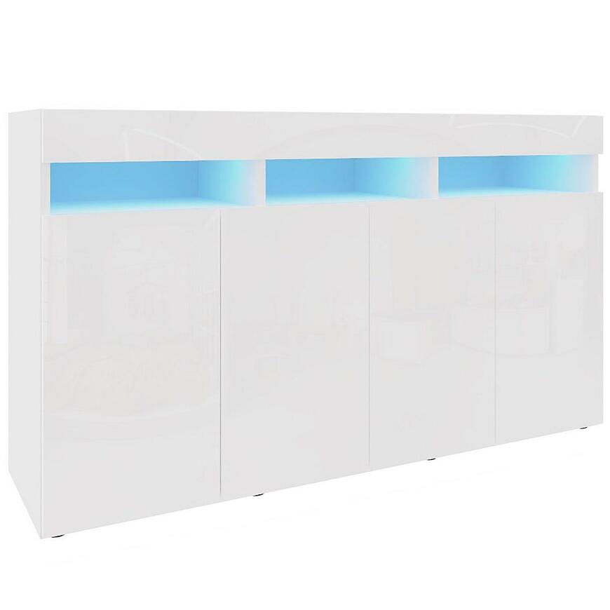 Komoda Izumi 140 WH biały mat/połysk