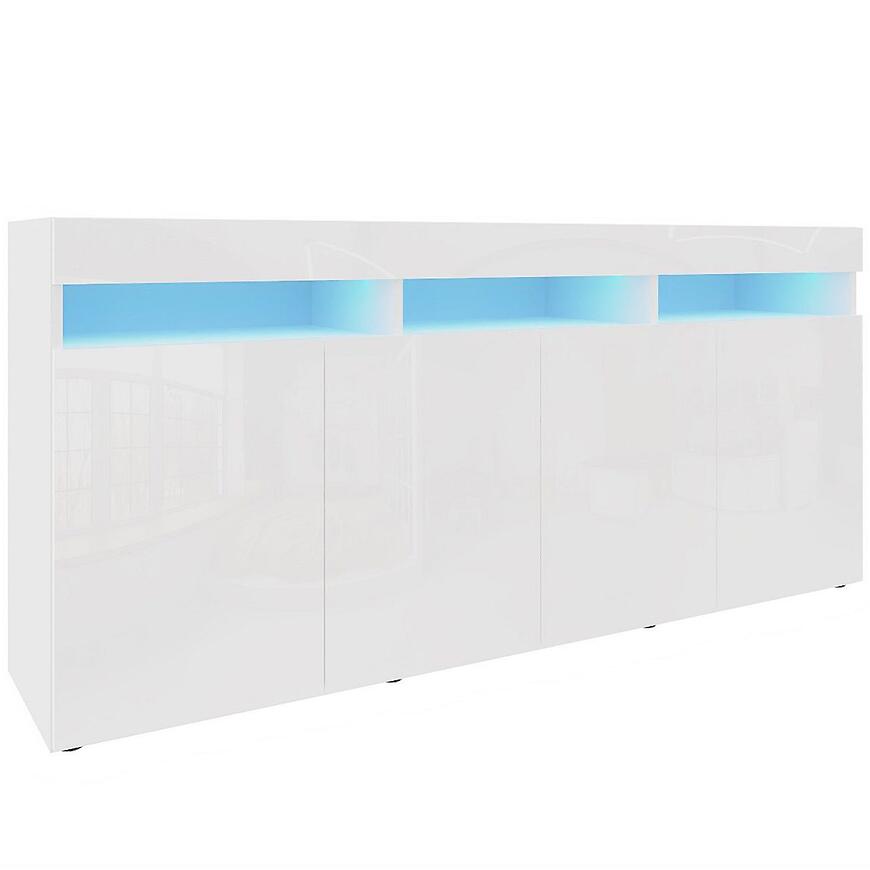 Komoda Izumi 175 WH biały mat/połysk