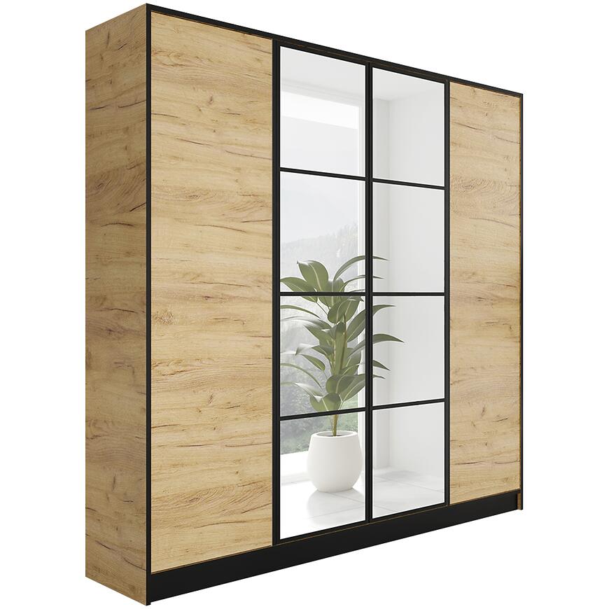Szafa Eden 4d 207 Dąb Craft Złoty 1