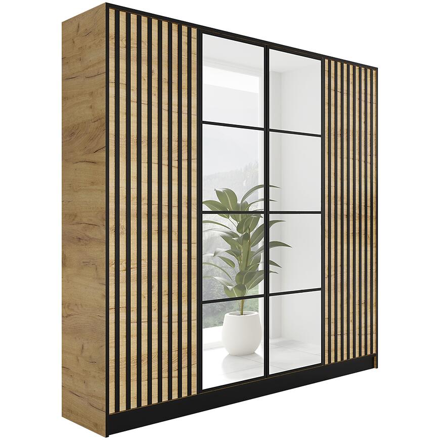 Szafa Eden 4d 207 Dąb Craft Złoty 3