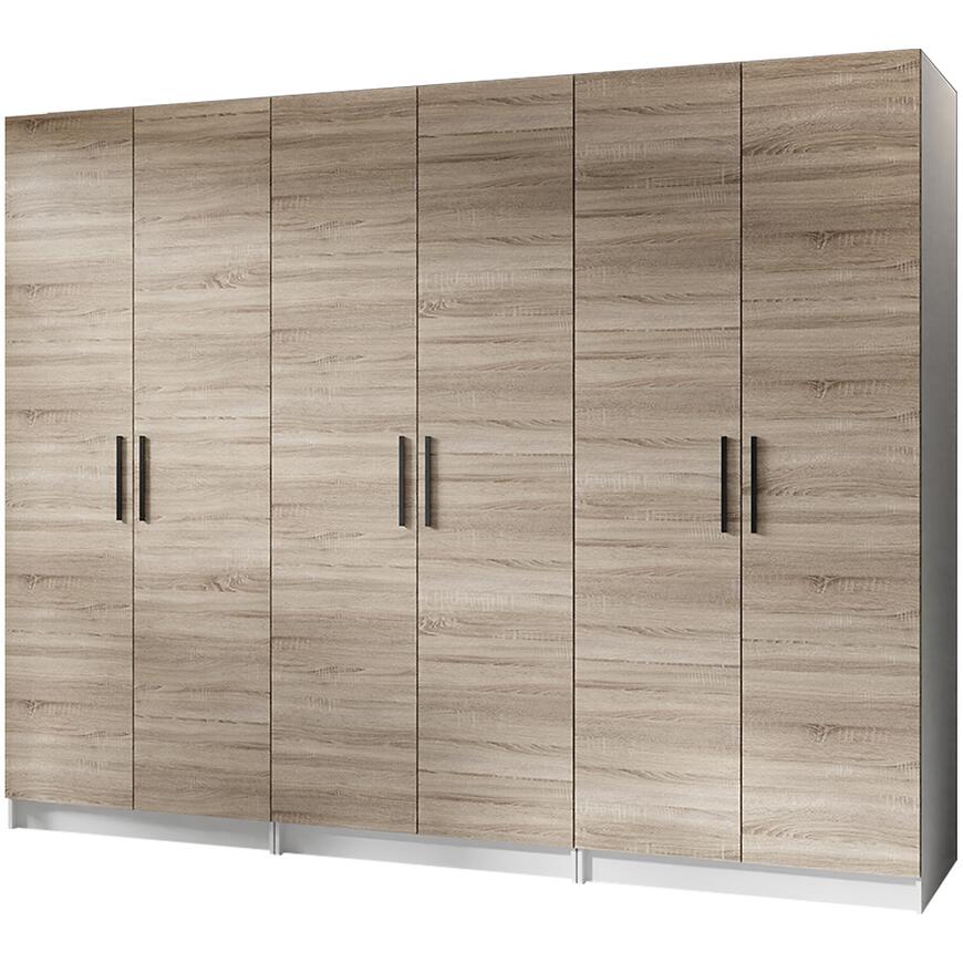 Szafa X3 Gold 2d Biały/Dąb Sonoma
