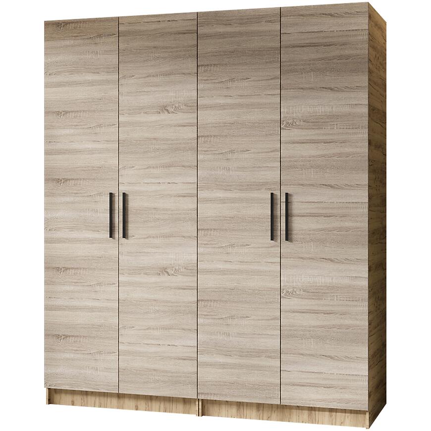 Szafa X2 Gold 2d Dąb Craft Złoty/Dąb Sonoma