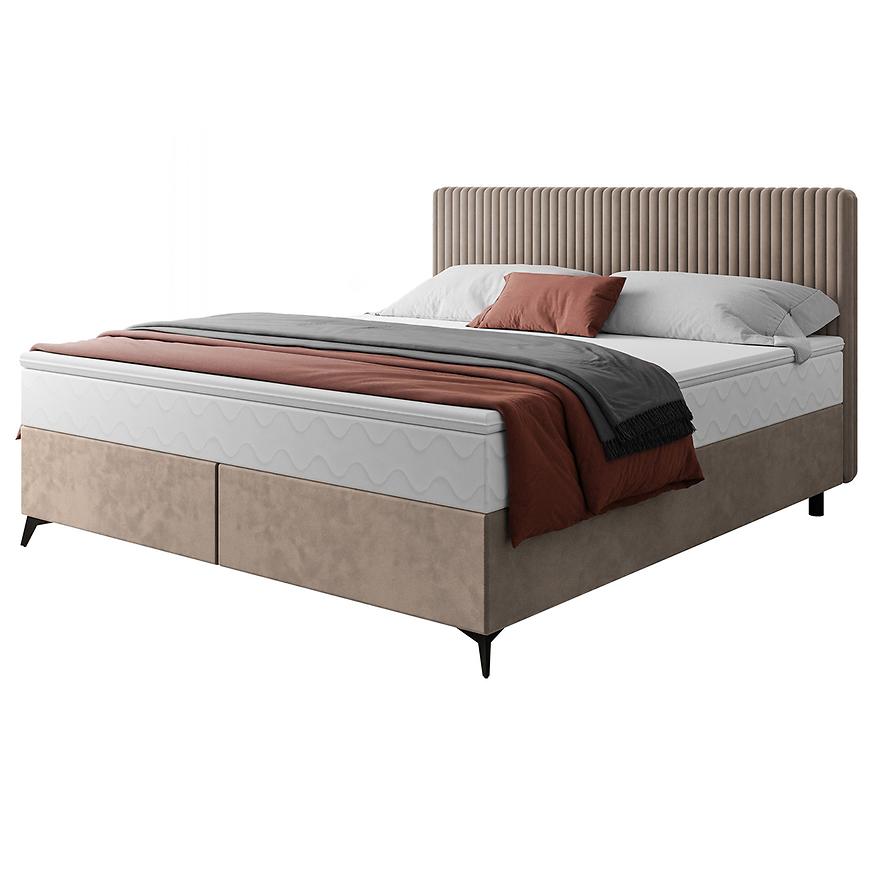 Łóżko Wave z topperem 160x200 Manila 21/Tilia 17