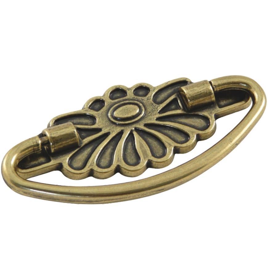 Uchwyt meblowy Retro UR026-37 Patyna Mosiądz