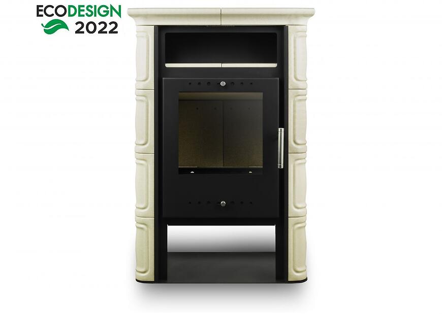 Piec stalowo kaflowy VERA capuccino 6kW