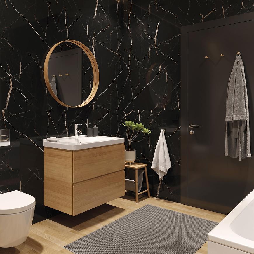 Panel ścienny SPC Calacatta Black VILO 30x60cm 4mm