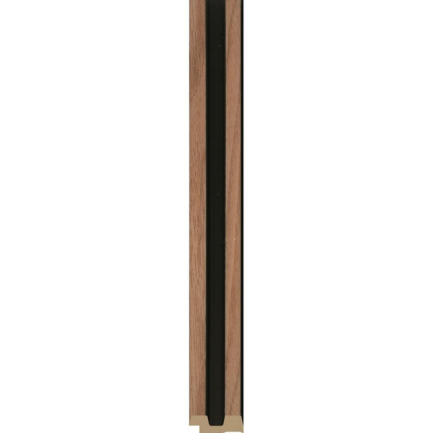 Listwa wykończeniowa lewa MODERN SLIM Walnut Black 2.65m