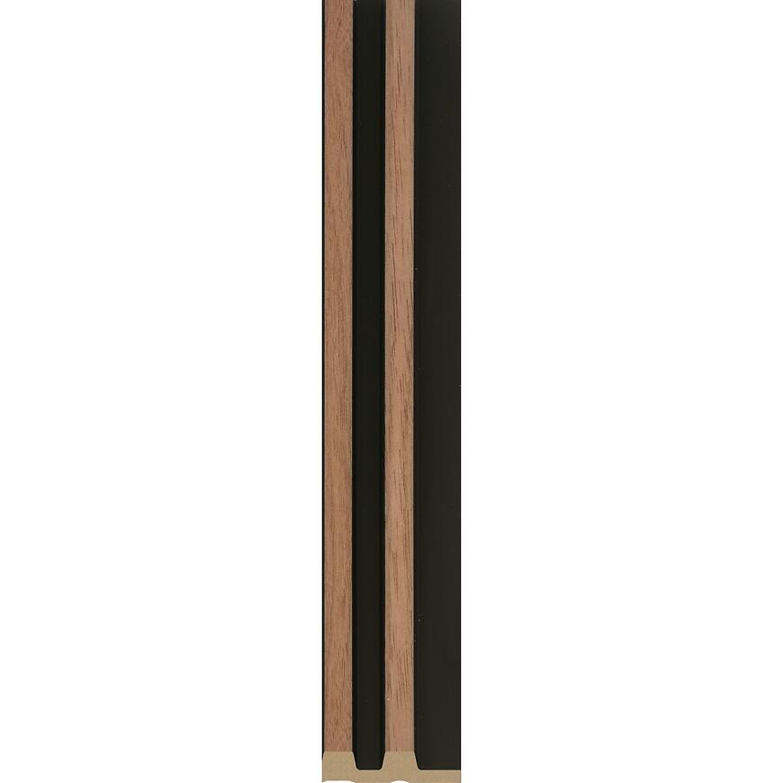 Listwa wykończeniowa prawa MODERN SLIM Walnut Black 2.65m