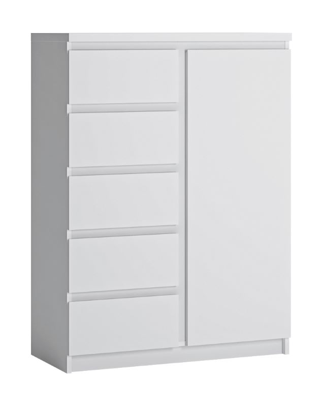 Komoda jednodrzwiowa z szufladami Fribo FRIK01