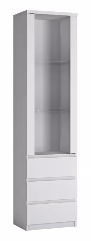 Witryna jednodrzwiowa z szufladami Fribo FRIV01