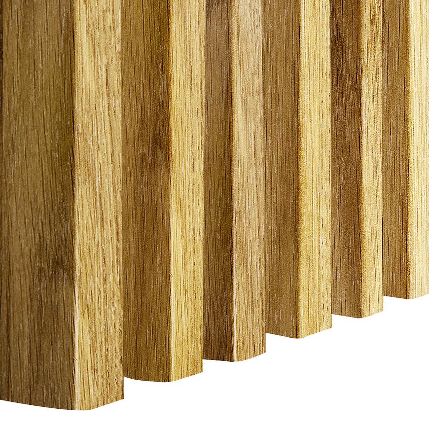 Lamele ścienne 3D dąb naturalny 30x38x2750mm