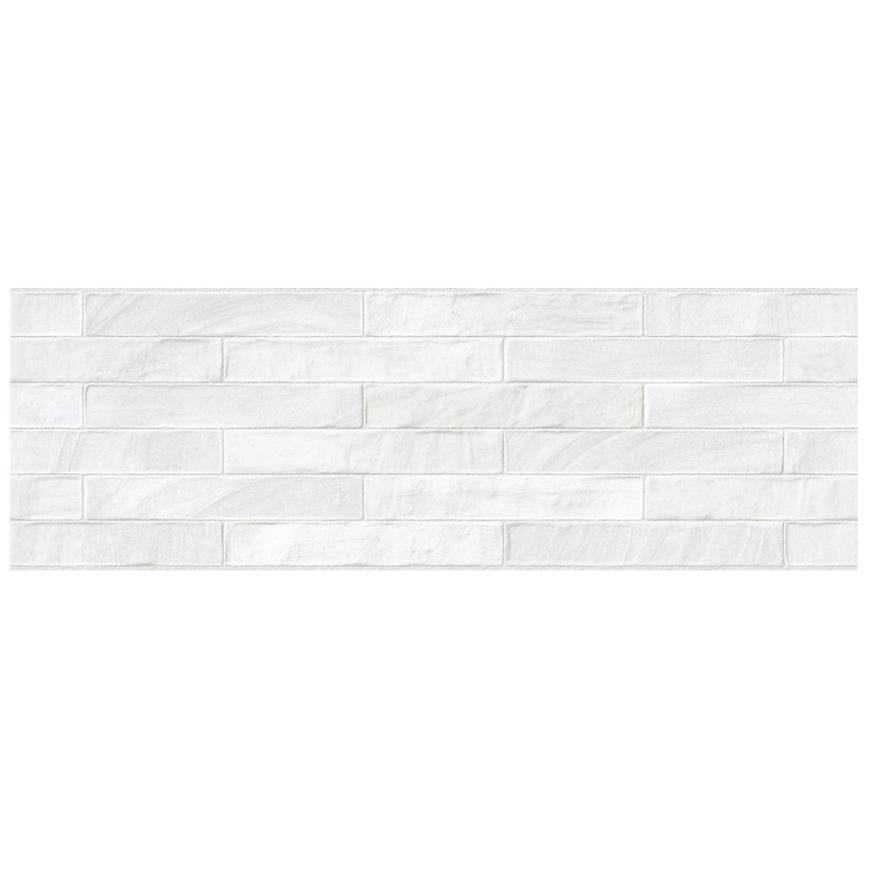 Glazura Brick XL blanco rekt. 25/75