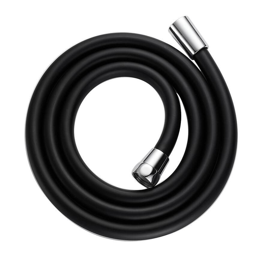 Wąż natryskowy silikonowy Fit Black 150 cm czarny