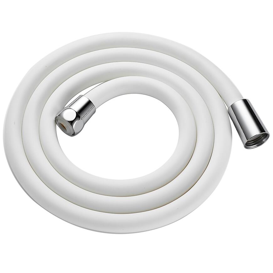 Wąż natryskowy silikonowy Fit White 150 cm biały
