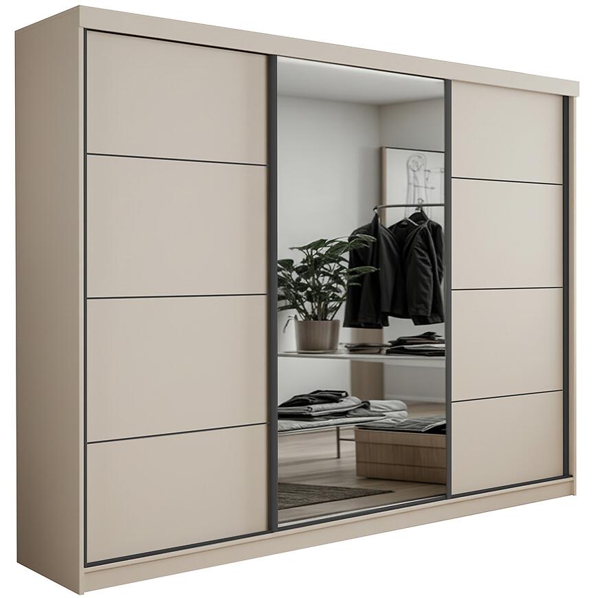 Szafa Palermo 250 kaszmir/lustro