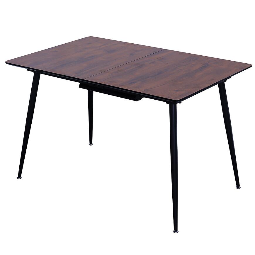 Stół Rozkładany Remy 120/160x80 12526 Dąb 8078-75/Czarny